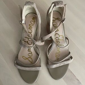 Sam Edelman Stacie strappy nude sandal heels